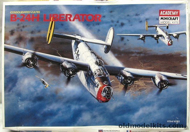 Academy 1/72 Consolidated-Vultee B-24H Liberator -  93rd Bomb Group 8th Air Force England, 1693 plastic model kit